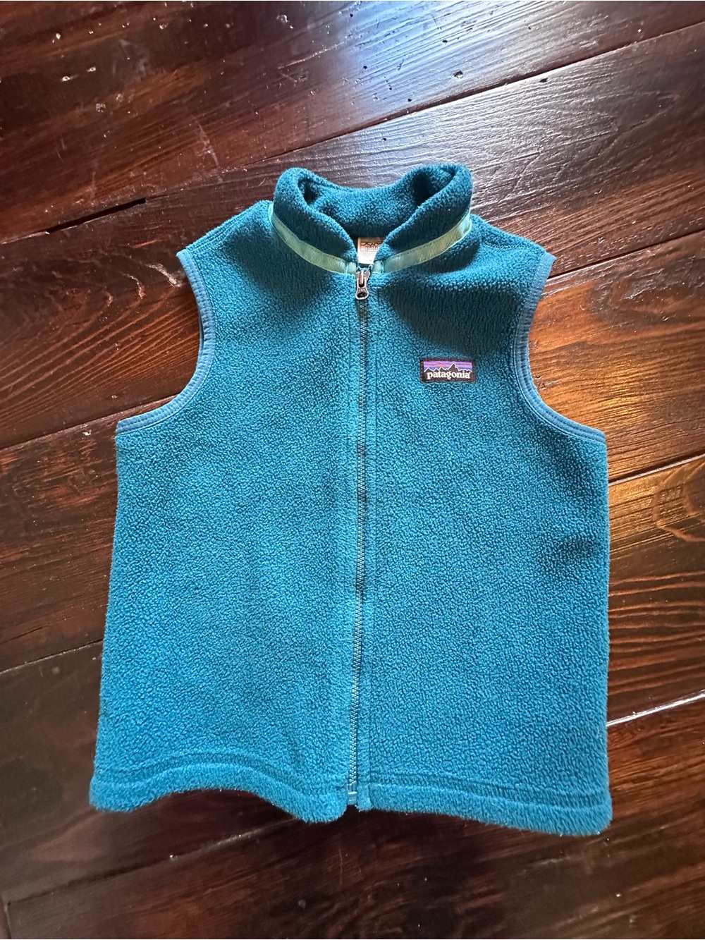 Kids Patagonia Fleece Vest - Teal